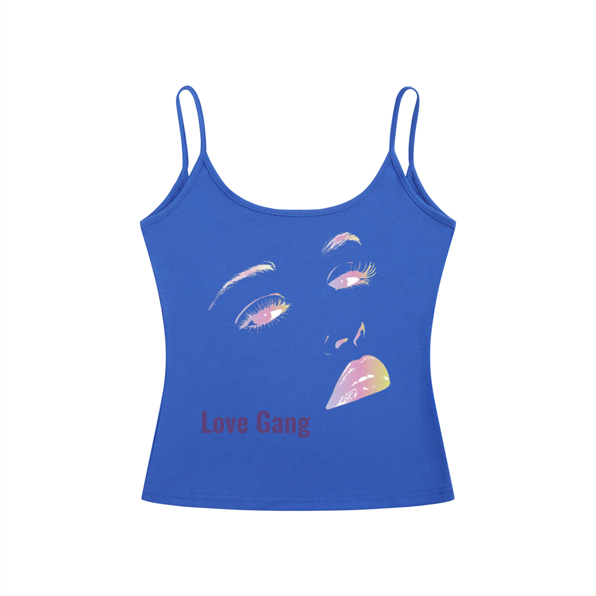 Love Gang Slim Fit Open-Back Tank Top